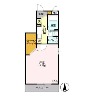 ベルレージュ【2階】の間取り