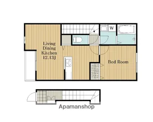 リーブルファイン草加青柳Ⅰ【201号室】の間取り