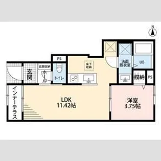リーブルファイン草加青柳Ⅰ【1階】の間取り
