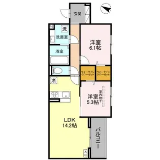 (仮)DーROOM八幡町【3階】の間取り