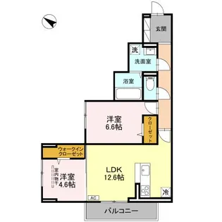 (仮)DーROOM八幡町【3階】の間取り