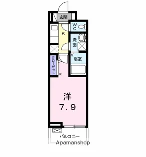 サンライズ・アベニューⅢ【202号室】の間取り