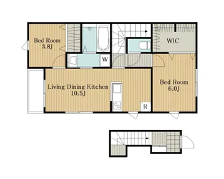 リーブルファイン八潮南川崎Ⅲ【2階】の間取り