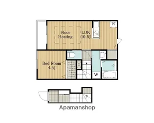 リーブルファイン草加新栄【2階】の間取り
