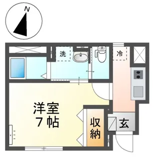 AUTUMN LEAF(オータム リーフ)【1階】の間取り