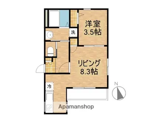 草加市西町計画【2階】の間取り
