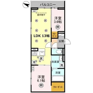 TIMELESS B【1階】の間取り