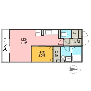 ウィステリア【1階】の間取り