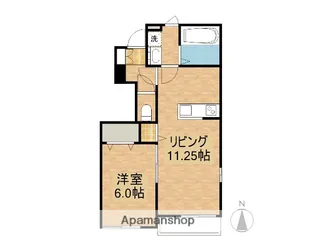 K.I.PLACE【1階】の間取り