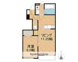 K.I.PLACE【1階】の間取り