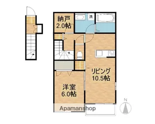 K.I.PLACE【2階】の間取り