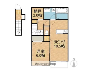 K.I.PLACE【2階】の間取り