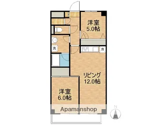 LA MAISON BLANCHE【3階】の間取り