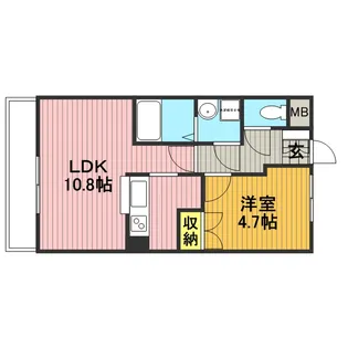 チュラ・ハウスⅡ【2階】の間取り
