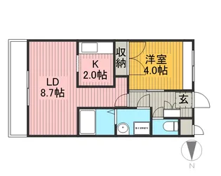 SPRING・HILL(スプリングヒル)【3階】の間取り