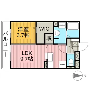 アーバンコート【1階】の間取り