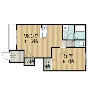 スターテラス小山【1階】の間取り
