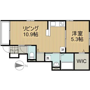 グレイン・ムーン【1階】の間取り