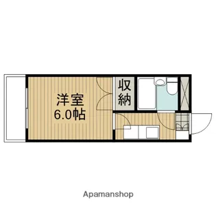 1Kの間取り画像