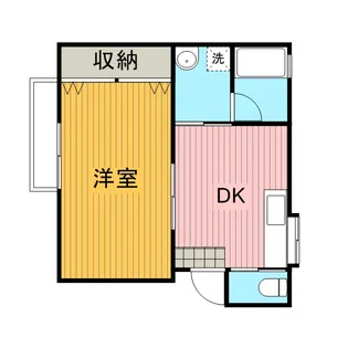 マイルーム藤 Ⅳ【2階】の間取り