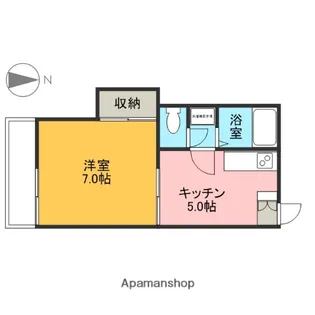 ストロベリーフィールズ【205号室】の間取り