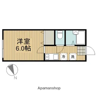 フローラⅠ【101号室】の間取り