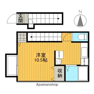 コニファーガーデン【203号室】の間取り
