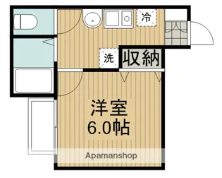 キャメル草加氷川町【205号室号室】の間取り