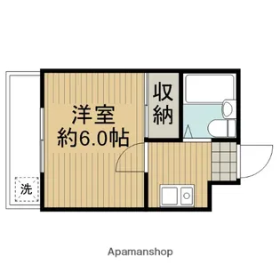 シャルマン氷川【1階】の間取り