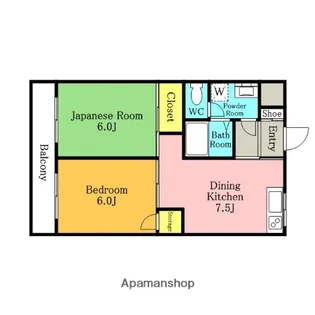 リファインドマンションK【2階】の間取り