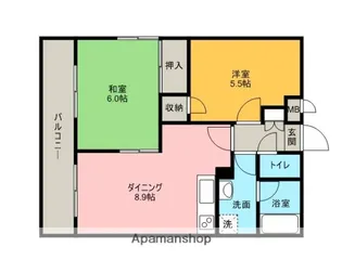 アネックスサクラ【3階】の間取り