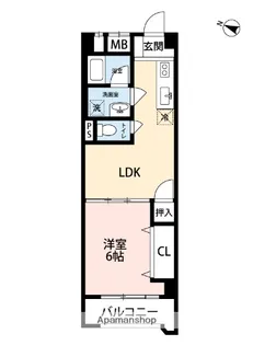 プリムローズ大宮マンション【507号室】の間取り