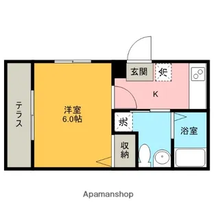 SKコーポ【2階】の間取り