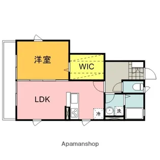 WITH HEIM Ⅲ【1階】の間取り