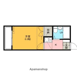 TKハイツ【202号室】の間取り