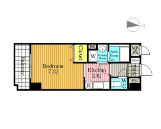 カーサ ヴェンティ【5階】の間取り