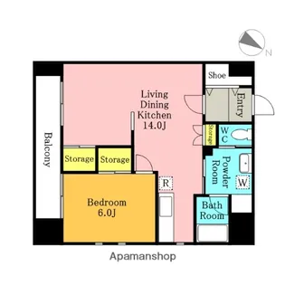 ヴィスタアリーナ【3階】の間取り