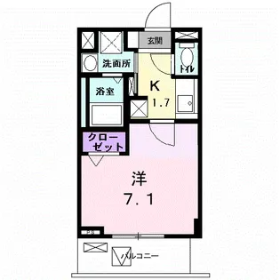 ウェスティン【2階】の間取り