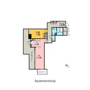 THE OMIYA TOWERS WEST【3階】の間取り