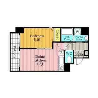 IZAMI【102号室号室】の間取り