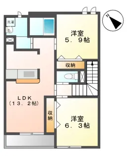 アークガーデンB【2階】の間取り