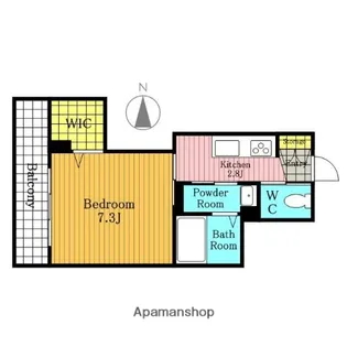 フォーエバー ウエスト【2階】の間取り