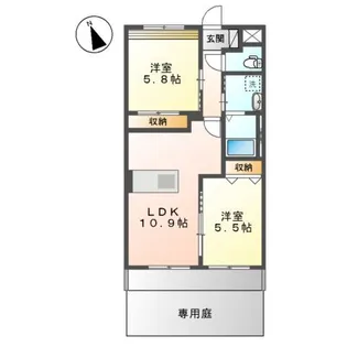 プログレス【1階】の間取り