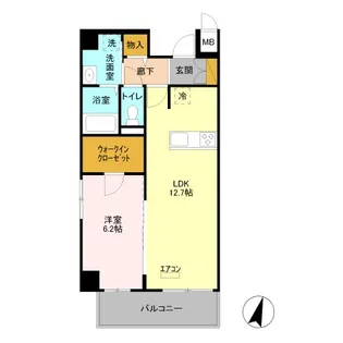 グランヴレーユ【2階】の間取り