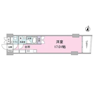 FUKUMI APARTMENT【3階】の間取り