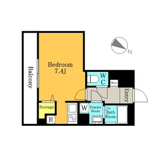 サンシエ大宮【4階】の間取り