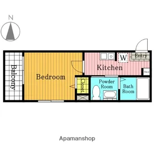 チェルシークロイスターズ【104号室】の間取り