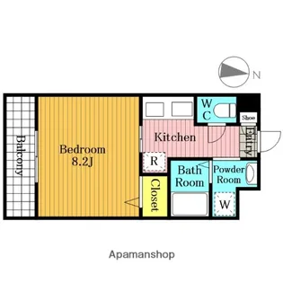 プロスペリタ大宮S【1階】の間取り