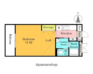 グロアール大宮【1階】の間取り