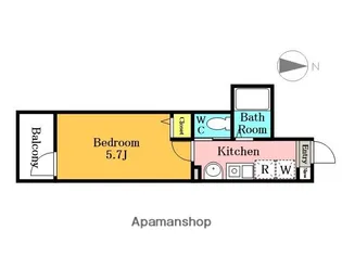 MELDIA大宮北A【3階】の間取り